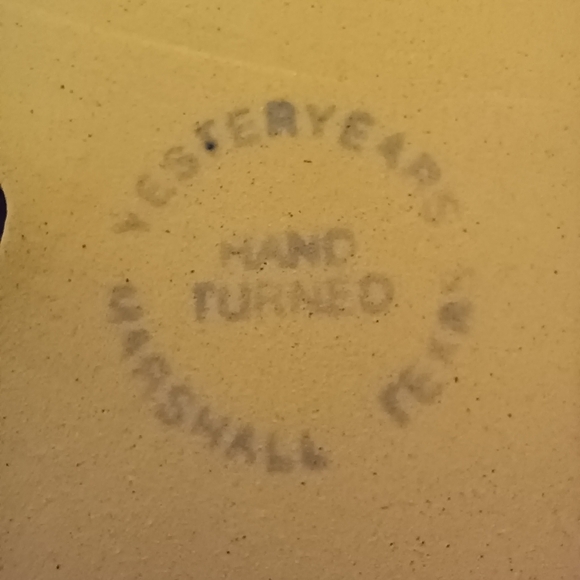 Vintage Yesteryears Pottery Birdhouse Marshall  Hand Turned Floral 80's 90's - Picture 8 of 8